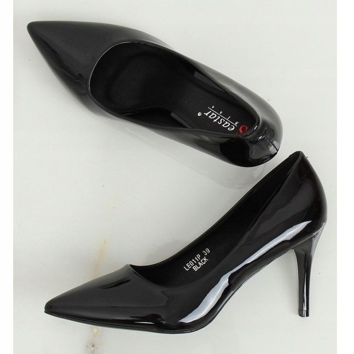 Tacones de mujer negros LE011P Negro 2