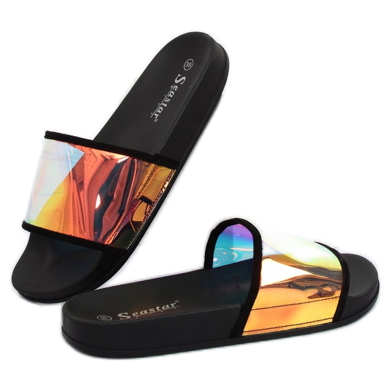 Pantuflas negras color bencina CK80P Negro 1