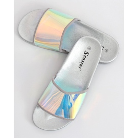 Pantuflas bencina color plata CK80P Plata gris 1