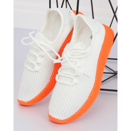Zapatillas deportivas naranjas y blancas NB283P-ST BLANCO / NARANJA 3