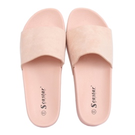 Pink CK76P Pantuflas rosa de suela alta rosado 3