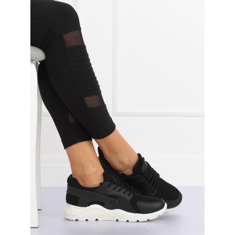 Negro LA18P Zapatillas deportivas negras 2