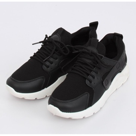 Negro LA18P Zapatillas deportivas negras 4
