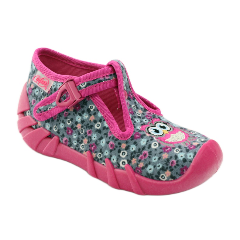 Zapatos befado niño 110P302 rosa gris 2