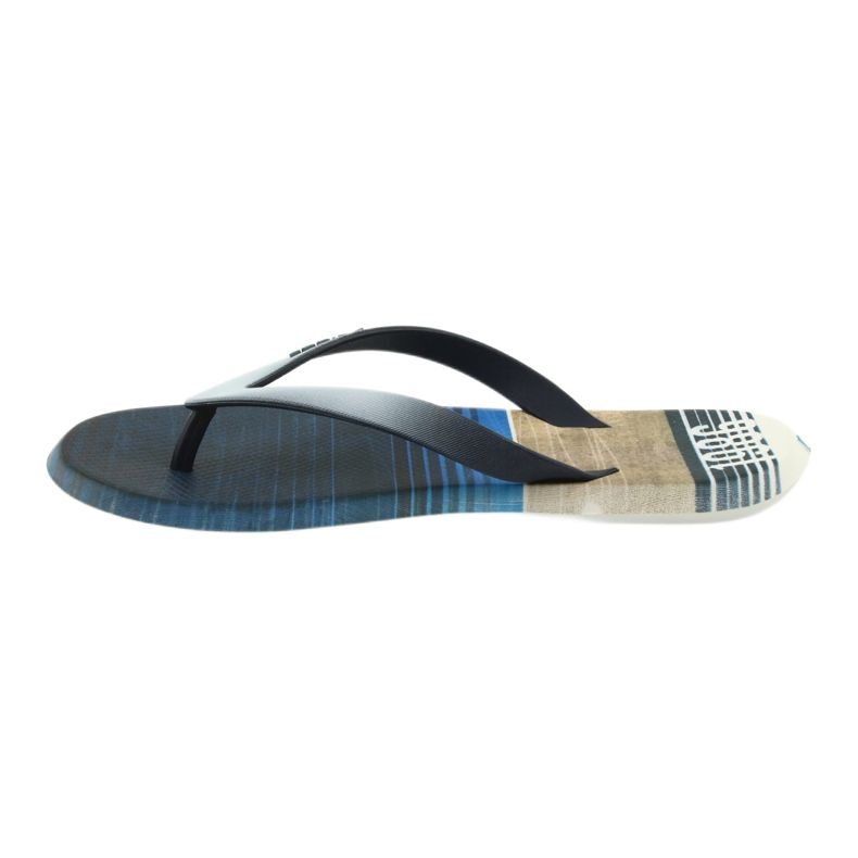 Chanclas de hombre Rider 10719 marrón gris azul marino 2