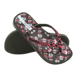 Chanclas Ipanema 82519 negras negro rosa 3