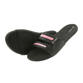 Zapatillas deportivas de piscina para mujer recreativas Rider 82503 negro rosado 4