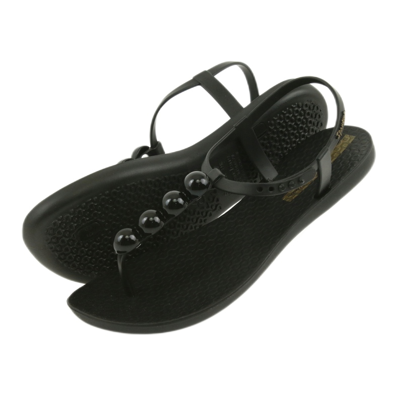 Sandalias ipanema zapatos de mujer chanclas con bolas 82517 negro 4