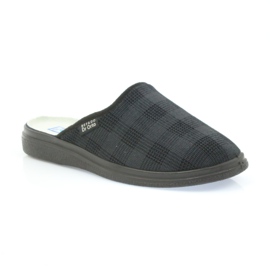 Befado zapatos hombre pu 125M011 negro gris 2