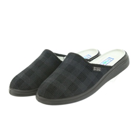 Befado zapatos hombre pu 125M011 negro gris 4