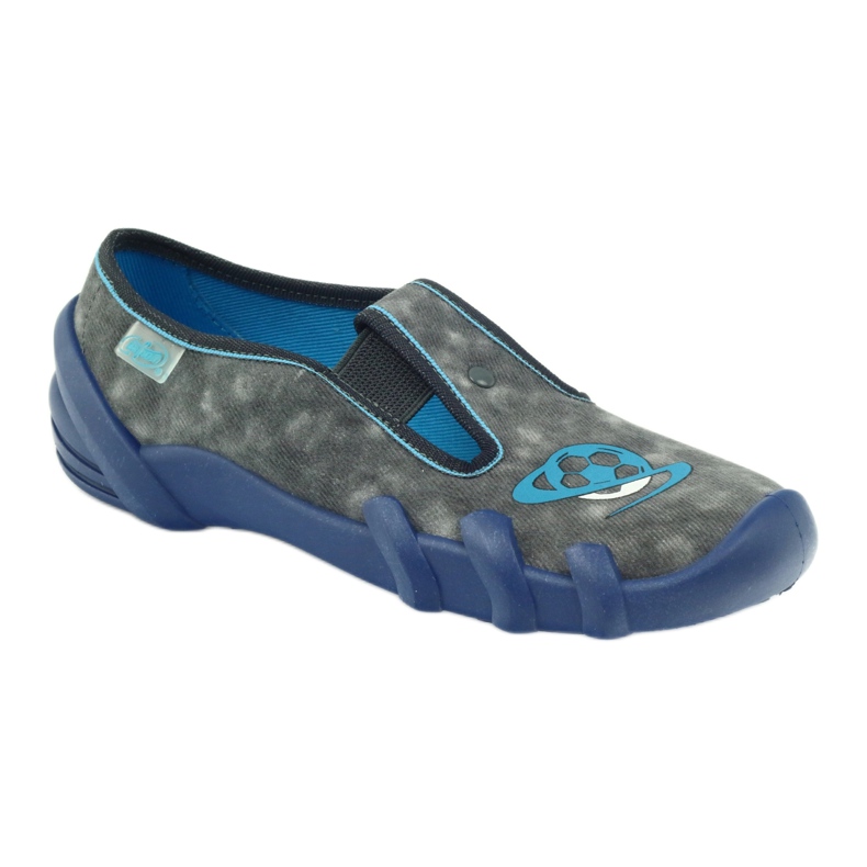 Befado otros zapatos de niños 290Y163 azul gris 1