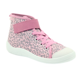 Zapatos befado niño 268Y057 rosado gris 2