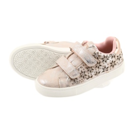 American Club Calzado deportivo infantil ADI American floral gris rosado 5