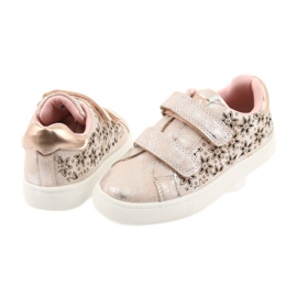 American Club Calzado deportivo infantil ADI American floral gris rosado 4