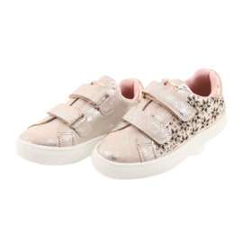 American Club Calzado deportivo infantil ADI American floral gris rosado 3