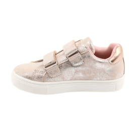American Club Calzado deportivo infantil ADI American floral gris rosado 2