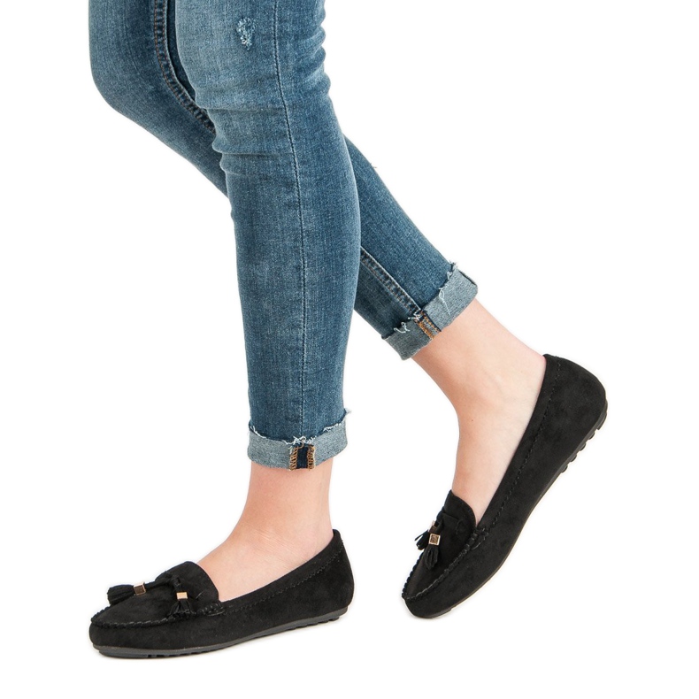 Mocasines negros clásicos 1