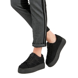 Zapatos deportivos de gamuza negro 2 Zapatos deportivos de gamuza negro 2