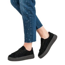 Seastar Creepers de ante negro 5