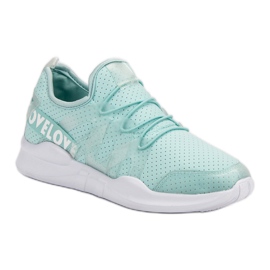 Calzado Deportivo Textil Menta azul 2