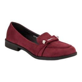 Nio Nio Mocasines granate rojo 3