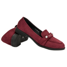 Nio Nio Mocasines granate rojo 5