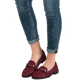 Nio Nio Mocasines granate rojo 6