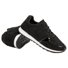 Jumex Calzado deportivo cómodo negro 5
