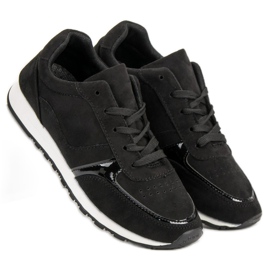 Jumex Calzado deportivo cómodo negro 6