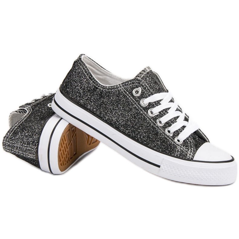 Zapatillas negras con Borkat negro 1 Zapatillas negras con Borkat negro 1