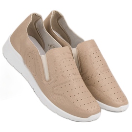 Queen Bee Zapatillas sin cordones ligeras marrón 3