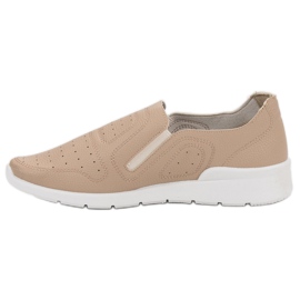 Queen Bee Zapatillas sin cordones ligeras marrón 1