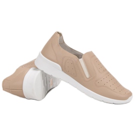 Queen Bee Zapatillas sin cordones ligeras marrón 2