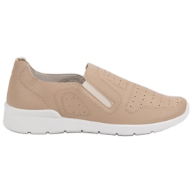 Queen Bee Zapatillas sin cordones ligeras marrón 6