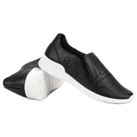 Queen Bee Zapatillas sin cordones ligeras negro 6