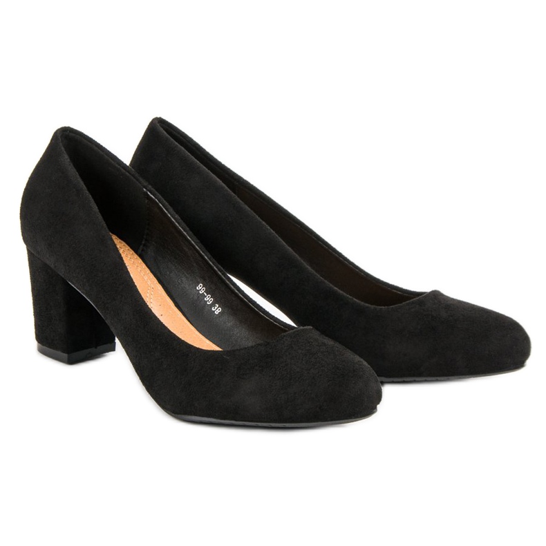 Nio Nio Zapatos de tacón de ante negros 1