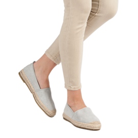 Bestelle Alpargatas de ante gris 1