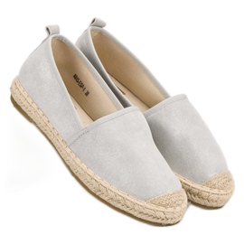 Bestelle Alpargatas de ante gris 2