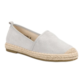 Bestelle Alpargatas de ante gris 3