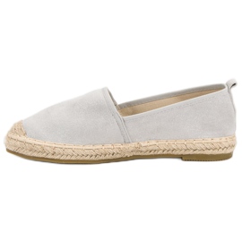 Bestelle Alpargatas de ante gris 4