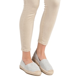 Bestelle Alpargatas de ante gris 6