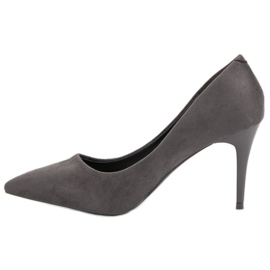 Bestelle Tacones de ante gris 4