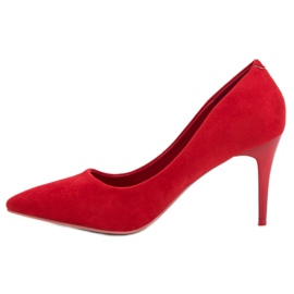 Bestelle Tacones de ante rojos 6