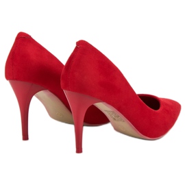 Bestelle Tacones de ante rojos 7