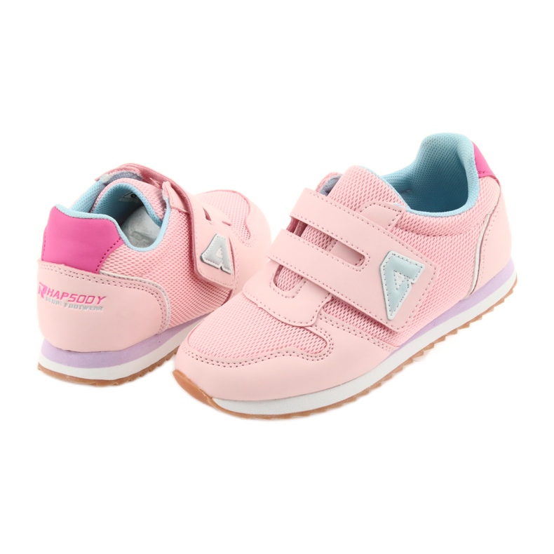 American Club Calzado deportivo americano para niñas jogging púrpura azul rosa 4