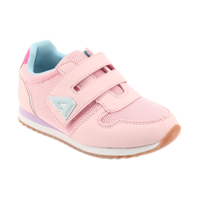 American Club Calzado deportivo americano para niñas jogging violeta azul rosado 1