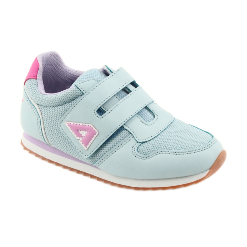 American Club Calzado deportivo americano para niñas jogging púrpura azul rosa 1