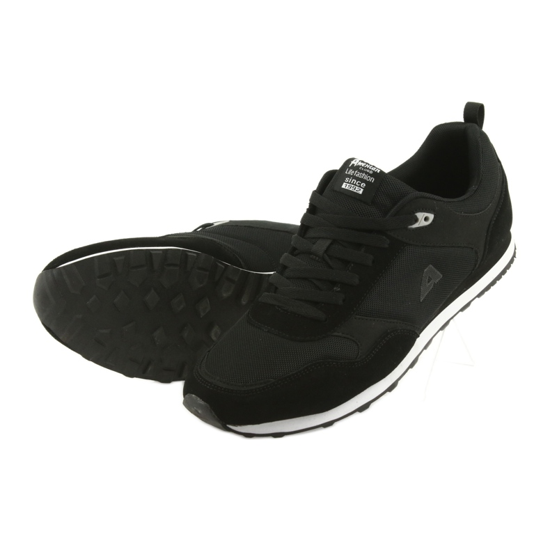 Zapatillas deportivas American Club Sport, jogging WT11 / 19 negro 5