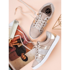 Kylie Zapatillas de moda atadas marrón 6