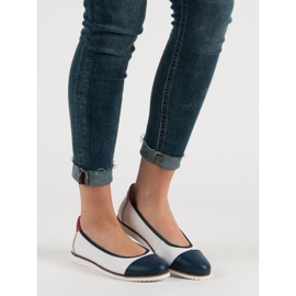 Filippo Cómodas bailarinas de cuero blanco 1 Filippo Cómodas bailarinas de cuero blanco 1